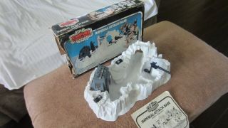 Star Wars vintage complete Imperial Attack Base playset w/box and instructions 3