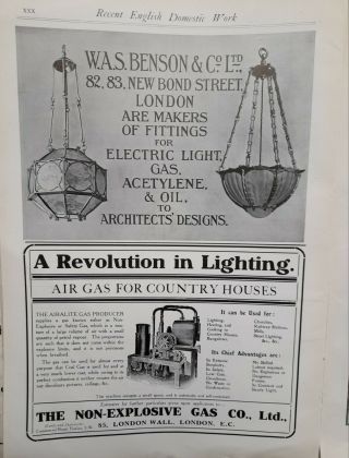 " W.  A.  S.  Benson " Advertising.  1900 - Art Nouveau