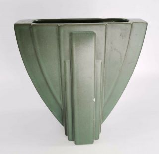 Claude Dumas Matte Green Vase Pottery Made in France 2