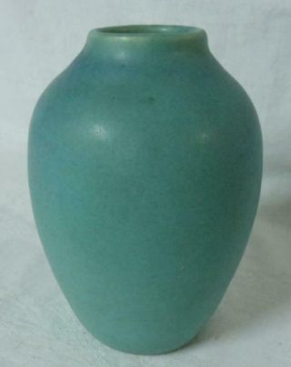 Van Briggle Arts & Crafts Matte Blue Vase