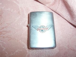 Vintage Zippo Lighter Full Size Braniff International Airway - 251719 4 Dot