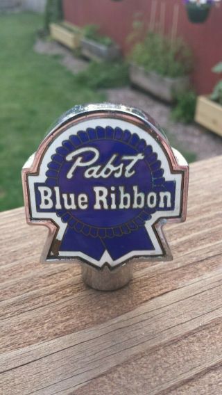 Vintage Pabst Blue Ribbon Shape Ball Knob Tap Handle 2 - 1940 