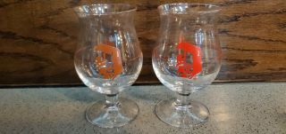 6 Duvel Nyc Beertulip Glass Limited Edition Wrong Color (typo) Plus 60 Coasters
