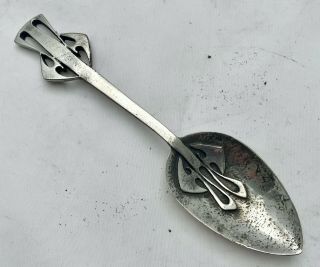 Early Liberty & Co Tudric Art Nouveau Pewter Preserve Spoon Archibald Knox