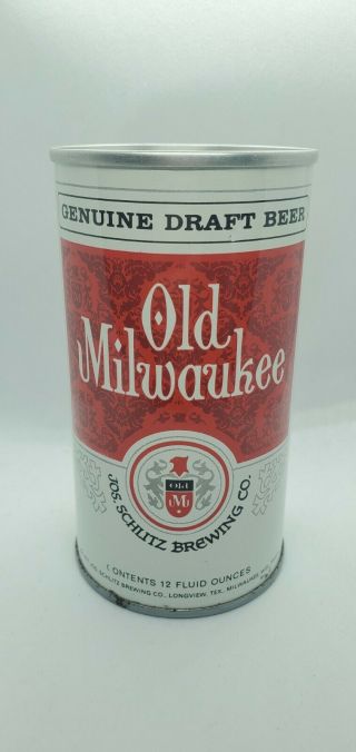 Old Milwaukee Draft Beer Pull Tab Test Can