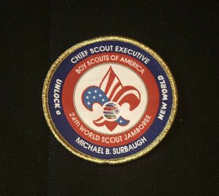 24th World Scout Jamboree 2019 Michael Surbaugh Chief Scout Executive Patch