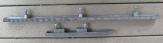 Vintage Craftsman Table Saw Model 113.  2991 Front Fence Rail & Extension Rail