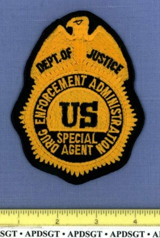 Dea Special Agent Washington Dc Federal Police Patch Department Of Justice