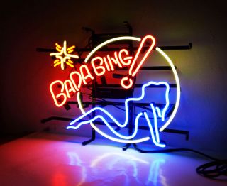 Bada Bing Handmade Artwork Neon Sign Light Bee Bar Bud Poster Led Strip