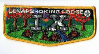 Boy Scout Oa 9 Lenapehoking Lodge Flap