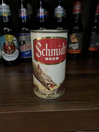 Schmidt Pike/fish Flat Top Beer Can - Associated Dba Js - St.  Paul Mn