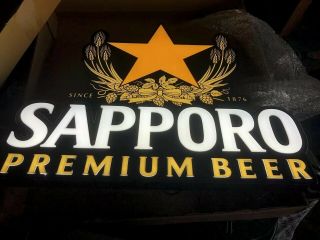 Sapporo Premium Beer Led Sign Opti Neon - L.  E.  D.  - 22.  5 " X 20.  5 "