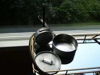 3 - Piece Set Of Vintage All - Clad Saute Pans From First Year Of Production 1974