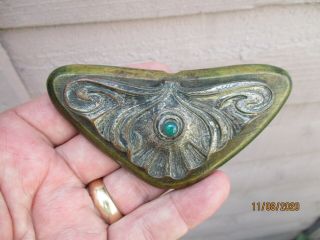 An Art Nouveau Butterfly Design Door Bell Push C1900/10