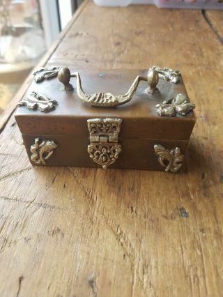 Arts And Crafts Copper Casket /box ? Look