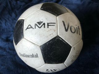 Voit Amf Cs33 Continental Soccer Ball / Vintage 1980s / Size 5