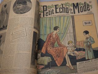 VERY ART DECO COVERS 1930 LE PETIT ECHO DE LA MODE - 52 COVERS - VERY RARE 2