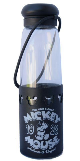 Disney Parks Mickey Mouse One And Only Glass Water Bottle