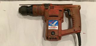 Vintage Milwaukee Heavy Duty Hawk Rotary Hammer Drill
