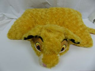 Disney Parks Simba Lion King Pet Pal Pillow Pet Plush Stuffed Animal Toy Yellow