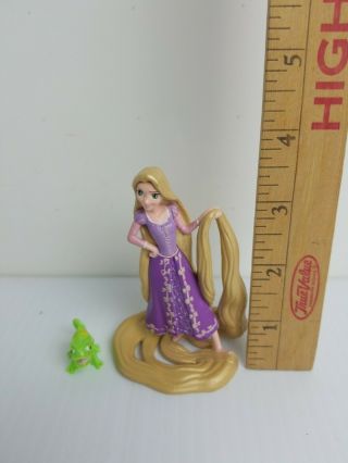 Rapunzel Figurine and Pascal Lizard Disney 3 1/2 