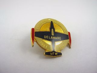 Collectible Hat Lapel Pin: Commander Paul Taylor 1983 1984 Delaware Vfw
