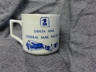 Usps United States Postal Service Mail Coffee Mug Santa General Facilty Vintage