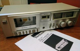 Technics Rs - M205 Stereo Cassette Deck Vintage 1981 Serviced