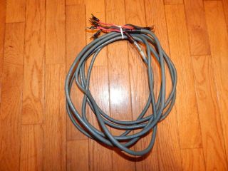 2 Vintage Audioquest Sa - 20 8 Foot Speaker Cables/wires