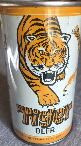 Tiger Beer By Jackson Brewing Co.  - Orleans - Pull Tab Can