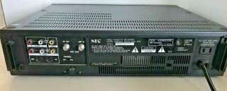 Vintage NEC DS - 8000U VCR Digital Hi - Fi 4 - Head Stereo VHS HQ MTS,  Parts / Repair 3