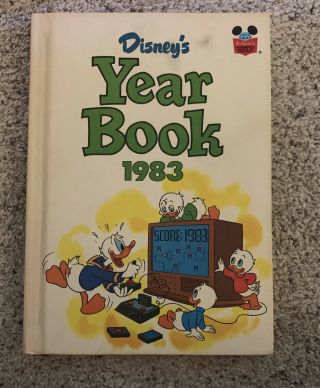 Disney’s Year Book 1983 Wonderful World Of Reading Video Games Donald Duck