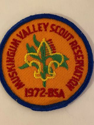 Boy Scout Muskingum Valley Scout Reservation Oh Camp Patch