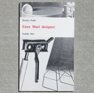 Scarce Enzo Mari Italian Desi Book 1960s 70s Mid Century Modern Eames Munari Era