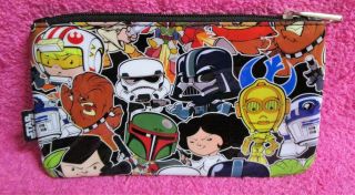 Loungefly Star Wars Cosmetic Makeup Pencil Bag Case Coin Purse