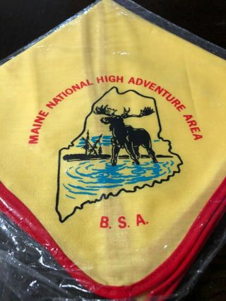Bsa Maine National High Adventure Area Neckerchief Bv