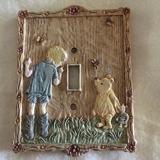 Disney Classic Winnie The Pooh Light Switch Plate Cover By Charpente