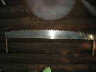 Vintage 2 Man Cross Cut Saw / Old Logging Tool / New/ Old Stock