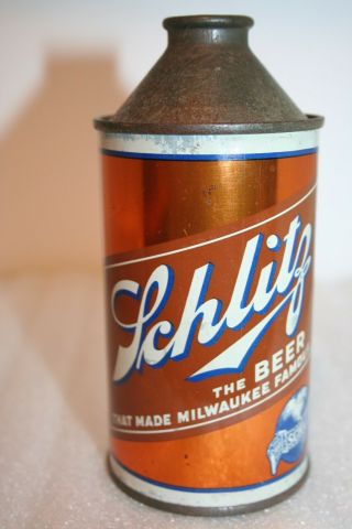 Schlitz Beer Irtp Hp Cone Top - Schlitz Brewing Co. ,  Milwaukee,  Wi.