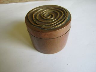 Antique Art Nouveau Copper Pot - 4cm