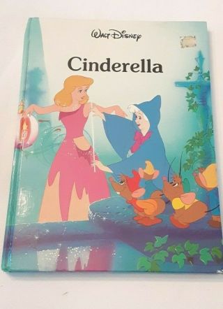 Vintage Walt Disney Classic Series Twin Books Cinderella Book 1986