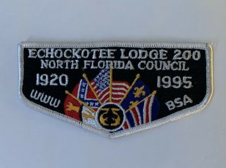 Oa Echockotee Lodge 200 Bsa North Florida Council Flap