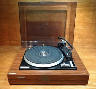 Vintage Panasonic Sl - H 202 Turntable / Record Player Serviced - Belt Drive
