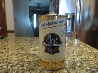 Pabst Blue Ribbon Quart Cone Top And Cermack Cone Top Beer Cans