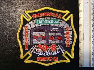 Baltimore City Fire Department Engine 30 Truck 8 30 - 8 Special Patch