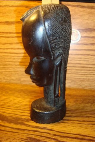 Tanganyika - Tanzania Vintage African Tribal Hand Carved Wood Statue 5 3/4 "