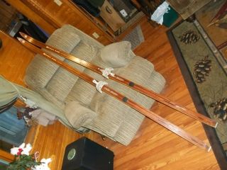 Vintage Bonna Nor - Lett Turski Cross Country Skis Made In Norway