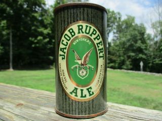 Vintage Jacob Ruppert Ale Irtp Flat Top Beer Can - York,  Ny 125 - 33 - Empty