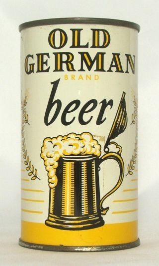 Old German Beer 12 Oz.  Flat Top Beer Can - Hammonton,  Jersey
