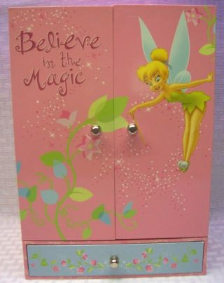 Disney Tinker Bell Tinkerbell Music Jewelry Box Dance Of The Sugar Plum Fairy